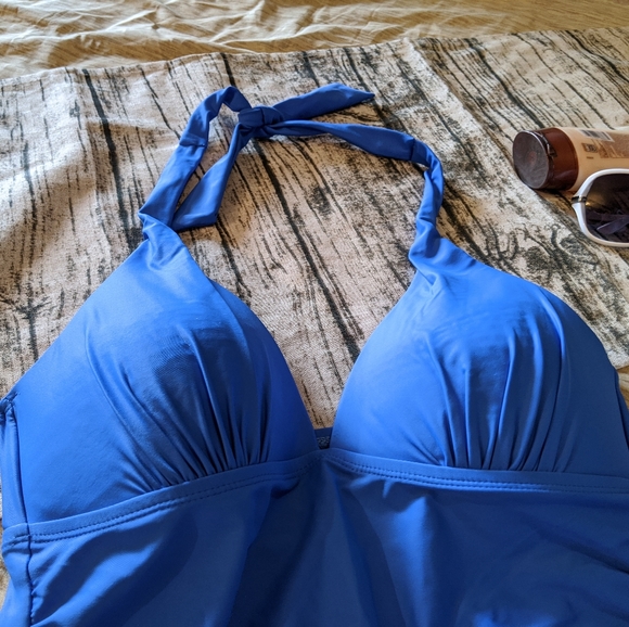 Merona halter style swim top sz Medium - Picture 5 of 7